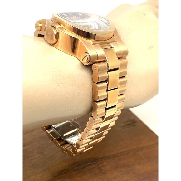 Oceanaut Men's Watch OC0827 Baccara Quartz Chronograph Rose Gold Blue Dial 41mm - Picture 12 of 14